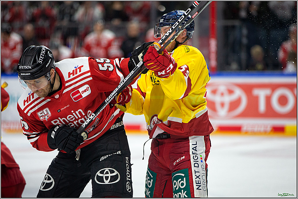 PENNY DEL; Koelner Haie- Duesseldorfer EG; Koeln, 02.01.2023